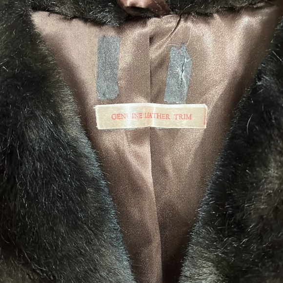 Genuine Leather/Faux Fur Jacket - Picture 3 of 10